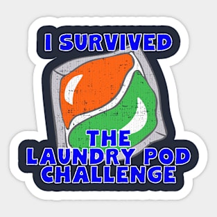 I Survived The Laundry Pod Challenge Sticker